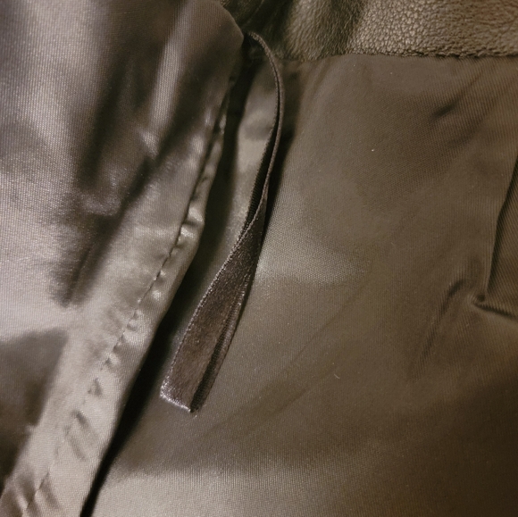 Express Vintage Genuine Leather Black Ladies Pants Size 13/14 PRE-OWNED - Picture 8 of 16